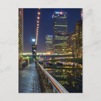 Cartão Postal Canary Wharf, London UK