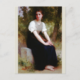 Cartão Postal Canção do Noturno de Bouguereau