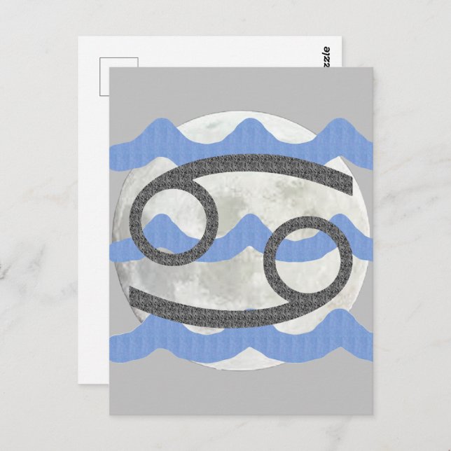 Cartão Postal Cancer (Frente/Verso)