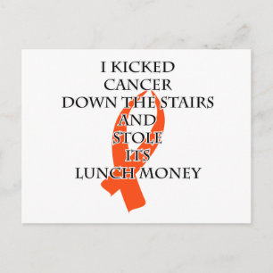 Cartão Postal Cancer Bully (Faixa Laranja)