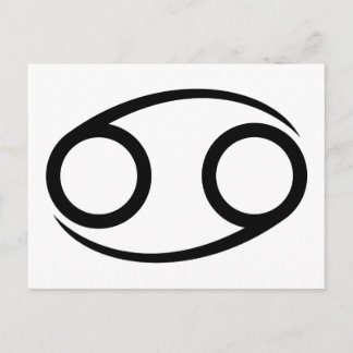 Cartão Postal cancer-caranguejo-grego horoscópio zodiaco