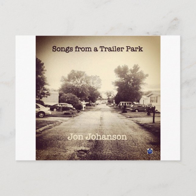Cartão Postal Canções de um Parque Trailer (Frente)