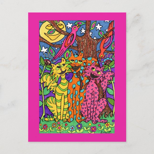 Cartão Postal Canções Noturnas (Frente)