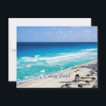 Cartão Postal Cancun Beach, Mexico<br><div class="desc">Beautiful Cancun Beach, Mexico photograph</div>