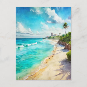 Cartão Postal Cancun Beach México