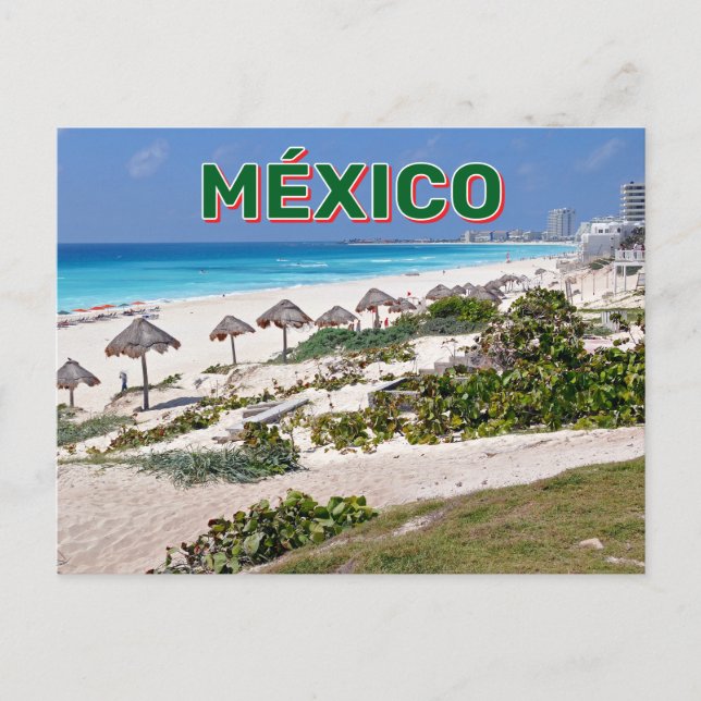 Cartão Postal Cancún, México (Frente)