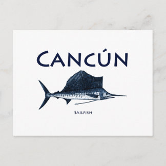 Cartão Postal Cancun Sailfish
