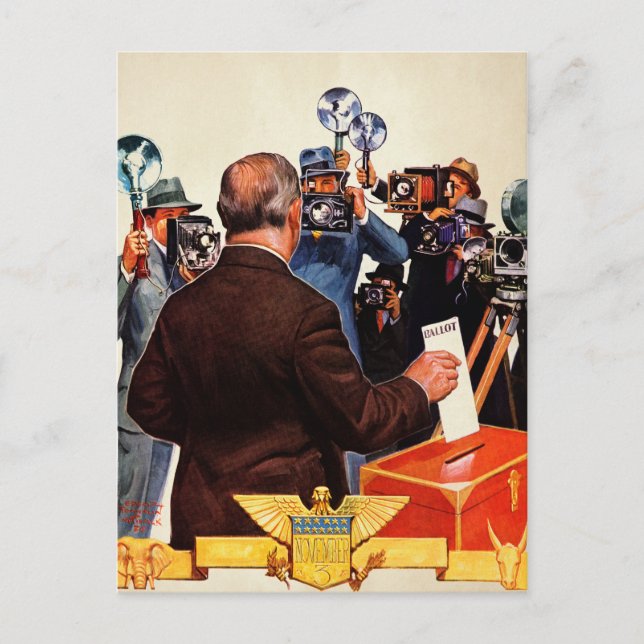 Cartão Postal Candidatos à Votação (Frente)