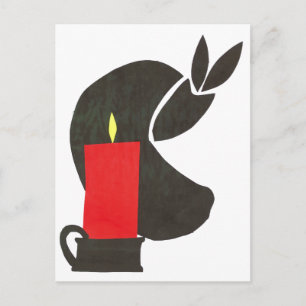 Cartão Postal candle-1