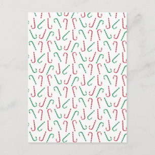 Cartão Postal Candy Canes