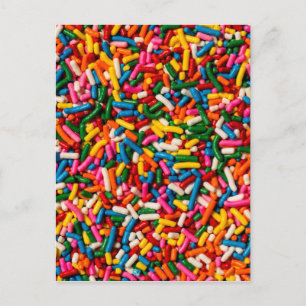 Cartão Postal Candy Sprinkles