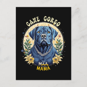 Cartão Postal Cane Corso Mamãe