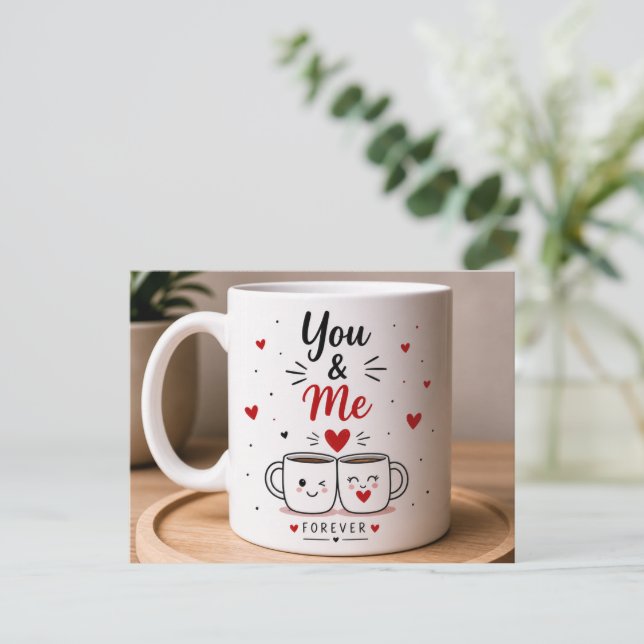 Cartão Postal caneca (Em pé/Frente)
