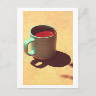 Cartão Postal Caneca com Espuma Rica de Café Turco