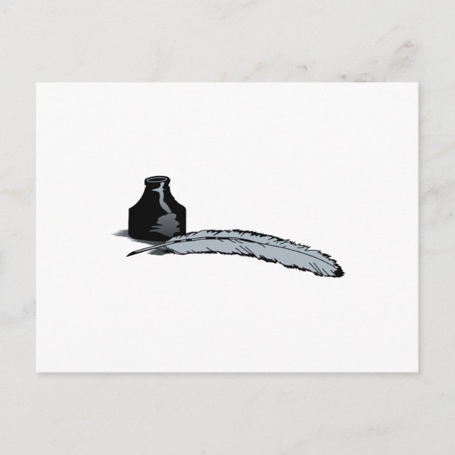 Cartão Postal Caneta e tinta (Frente)