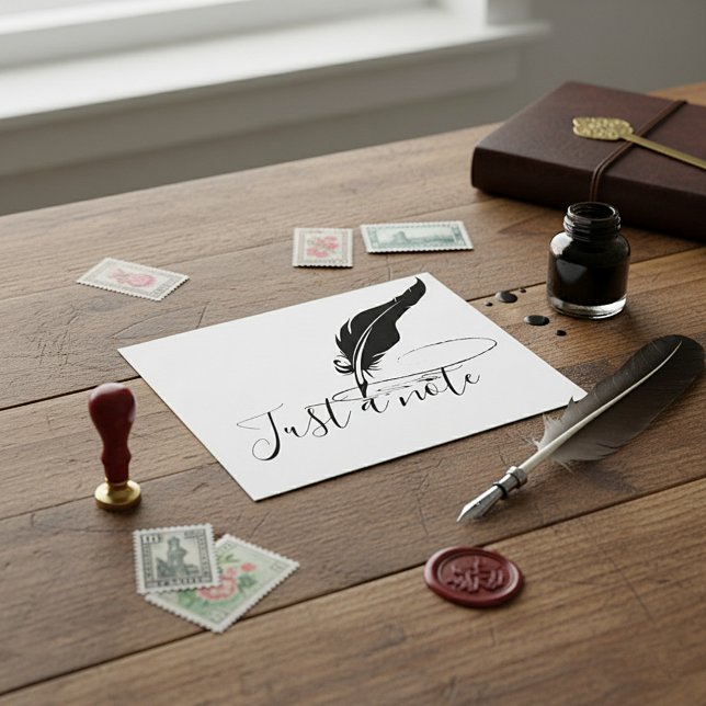 Cartão Postal Caneta tinteiro personalizada (Criador carregado)