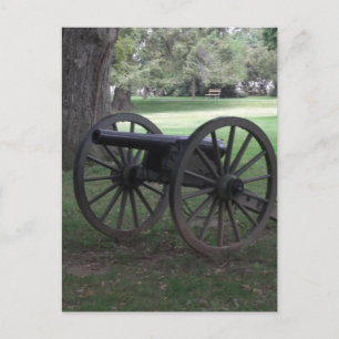 Cartão Postal Canhão da Guerra Civil em Gettysburg
