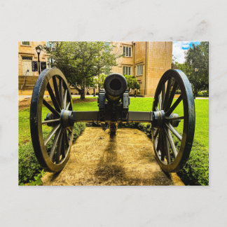 Cartão Postal Canhão Histórico na Georgia Military College