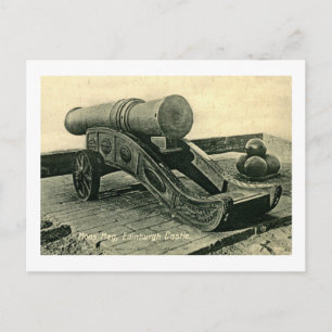 Cartão Postal Canhão Mons Meg, Castelo de Edimburgo, Escócia