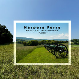 Cartão Postal Canhões, Guerra Civil, Harpers Ferry NHP