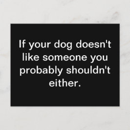 Cartão Postal Canine Wisdom - Cartão-postal