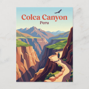 Cartão Postal Cânion Colca Peru