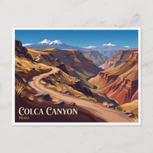 Cartão Postal Cânion Colca Trilha Cruz del Condor Cabanaconde
