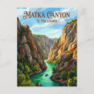 Cartão Postal Cânion Matka N. Macedônia