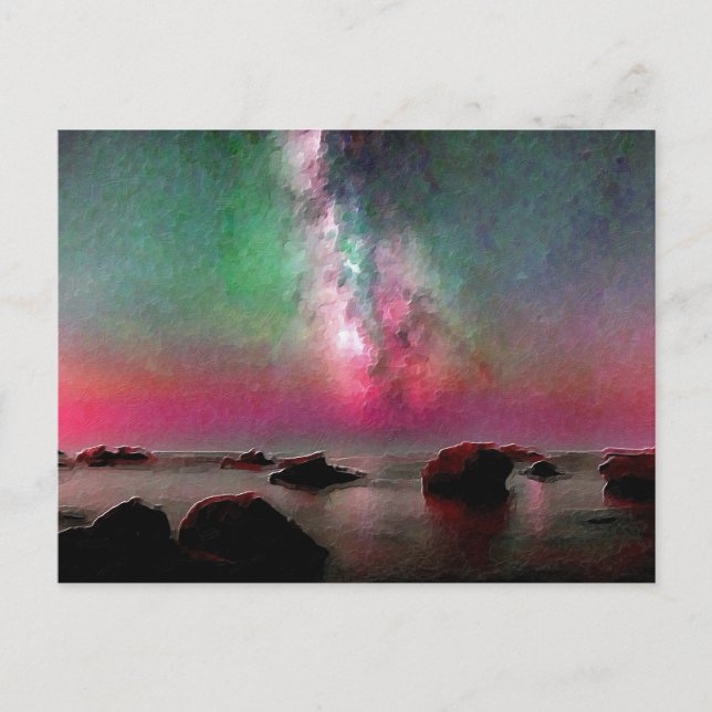 Cartão Postal *~* Cannelle Beach - AP12 Italia Itália Sunset (Frente)