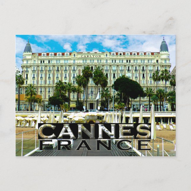 Cartão Postal Cannes (Frente)