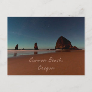 Cartão Postal Cannon Beach Oregon Haystack Rock
