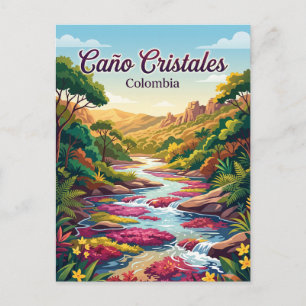 Cartão Postal Caño Cristales Colômbia