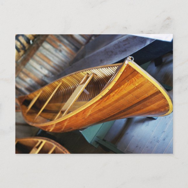 Cartão Postal Canoa Peterborough (Frente)