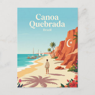 Cartão Postal Canoa Quebrada Brasil