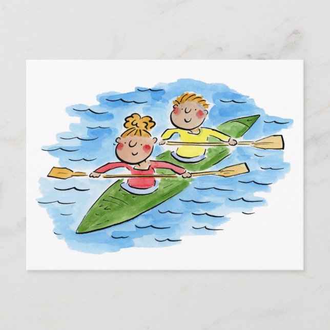 Cartão Postal Canoagem (Frente)