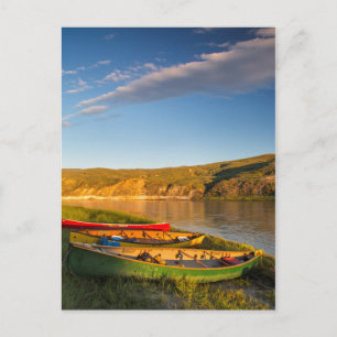 Cartão Postal Canoagem Ao Longo Das Falésias Brancas Do Missouri