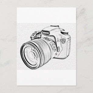 Cartão Postal Canon 7d