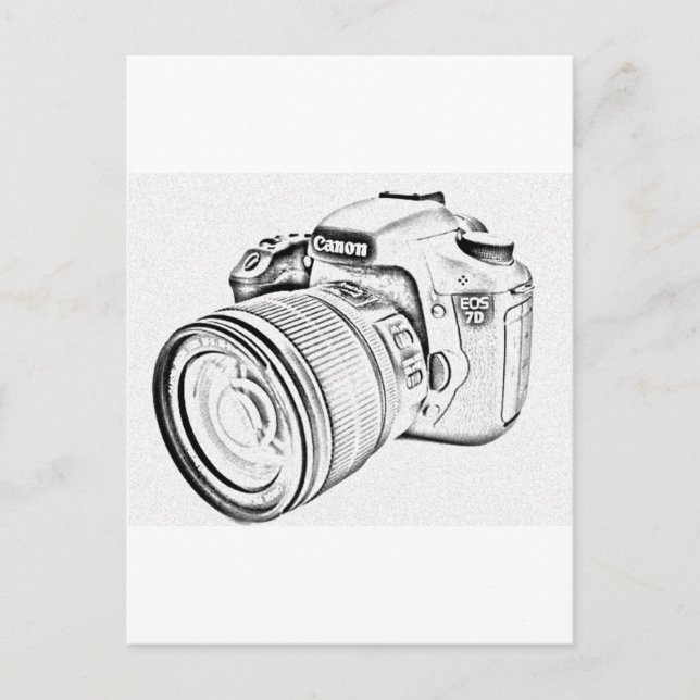 Cartão Postal Canon 7d (Frente)