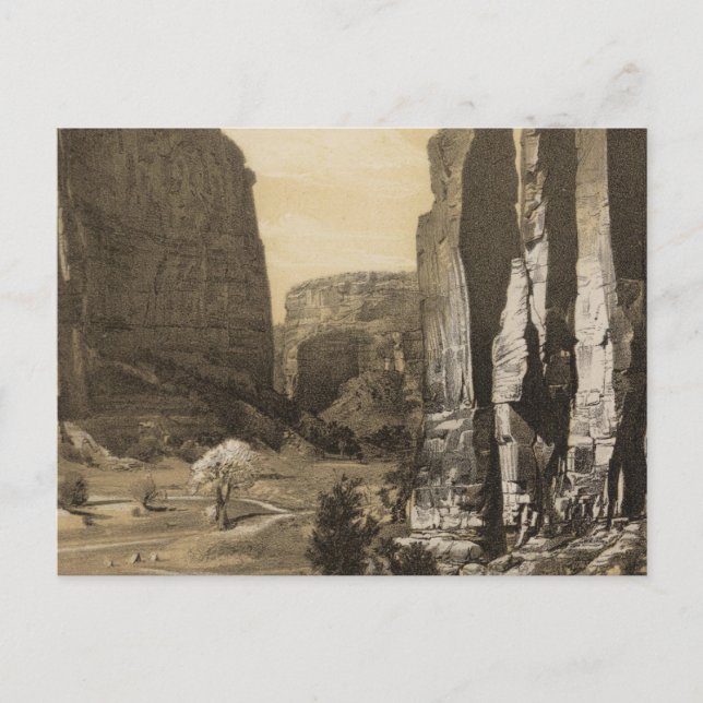 Cartão Postal Canon de Chelle, NM (Frente)