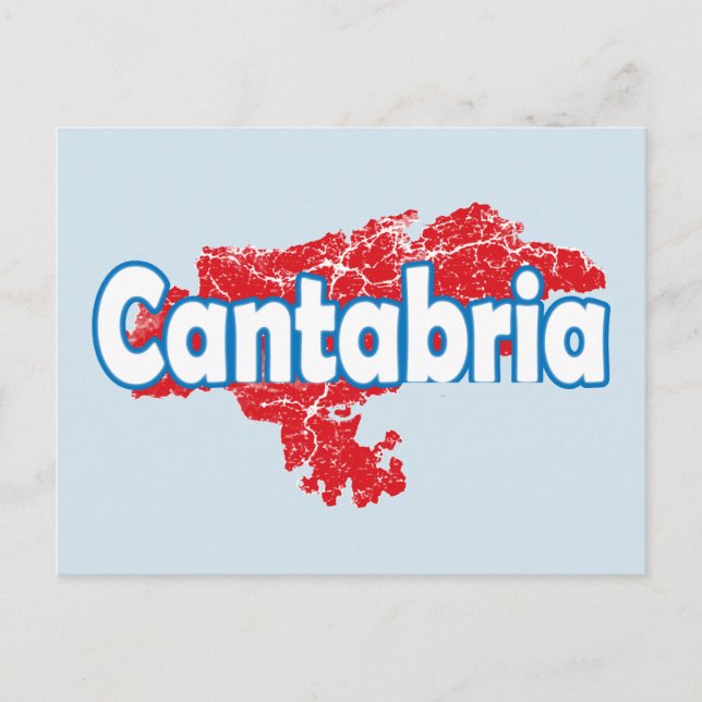 Cartão Postal Cantábria (Frente)