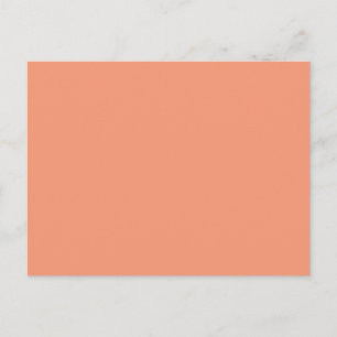 Cartão Postal Cantaloupe pink Orange template to Customize