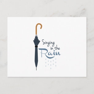 Cartão Postal Cantando na Chuva