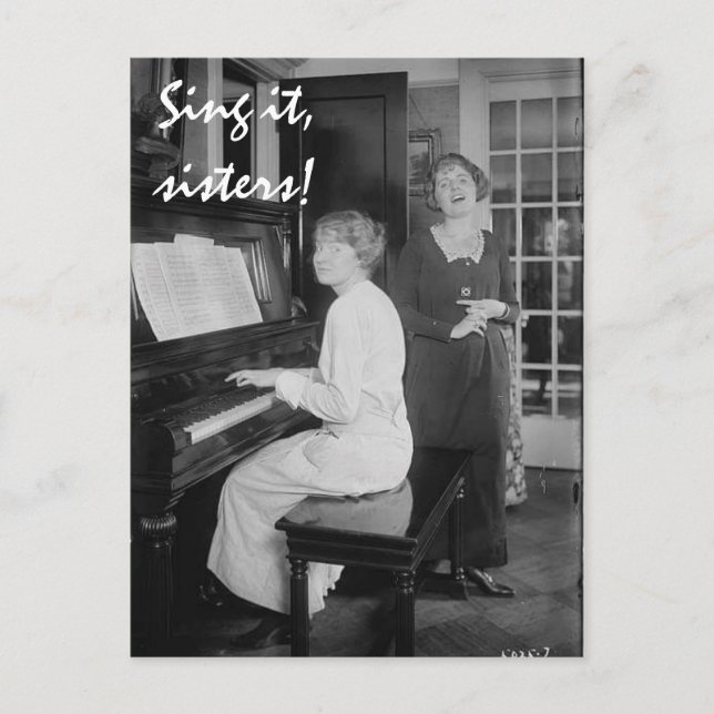 Cartão Postal Cante, Cartaz Irmãs (Frente)
