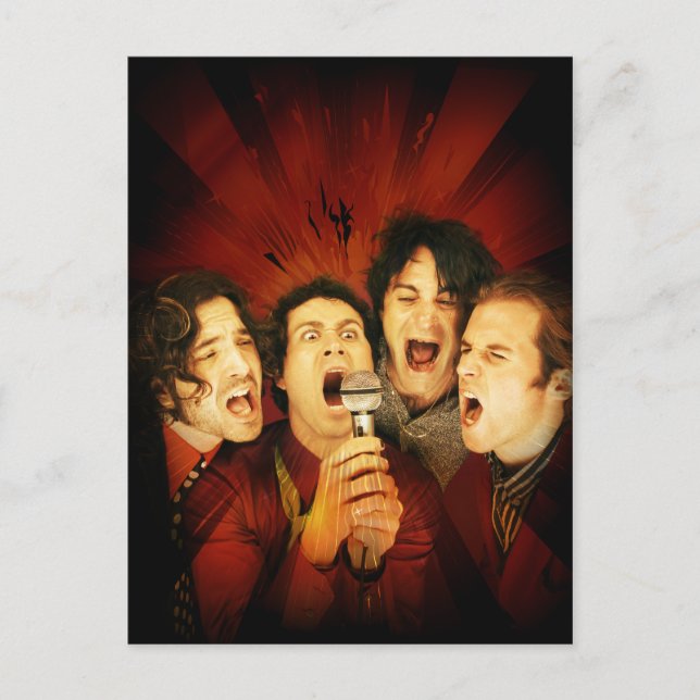 Cartão Postal Cante Seu Coração (Frente)