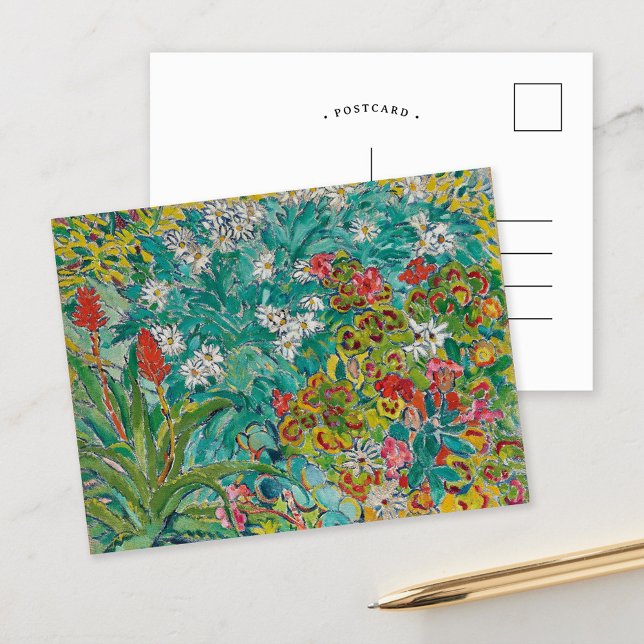 Cartão Postal Canteiro de Flores | Louis Valtat (Criador carregado)