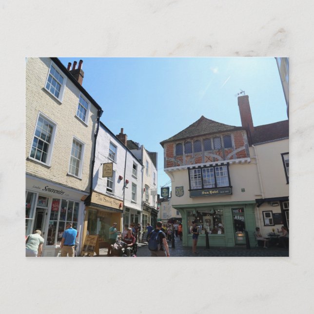 Cartão Postal Canterbury, Kent, Reino Unido (Frente)