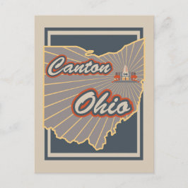 Cartão Postal Canton, Ohio Postcard - Viagem Postcard v2