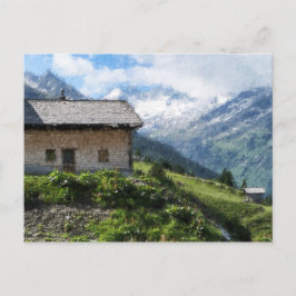 Cartão Postal Canvas de pintura de óleo da terra-farmácia austrí