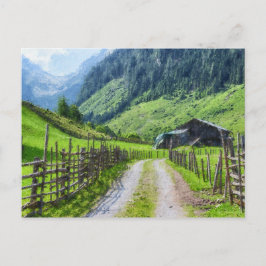 Cartão Postal Canvas de pintura de óleo da terra-farmácia austrí