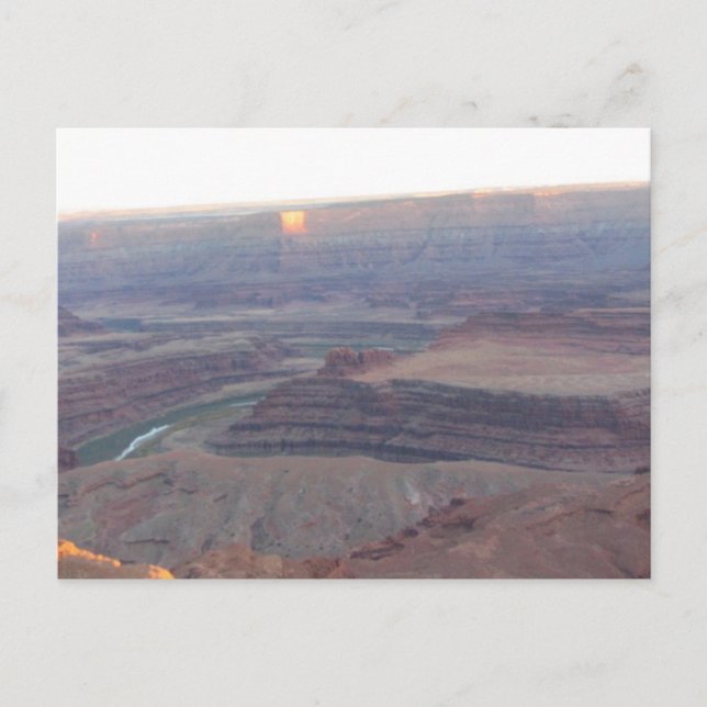 Cartão Postal Canyon Colorido (Frente)
